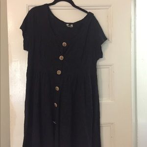 Vintage black lace dress